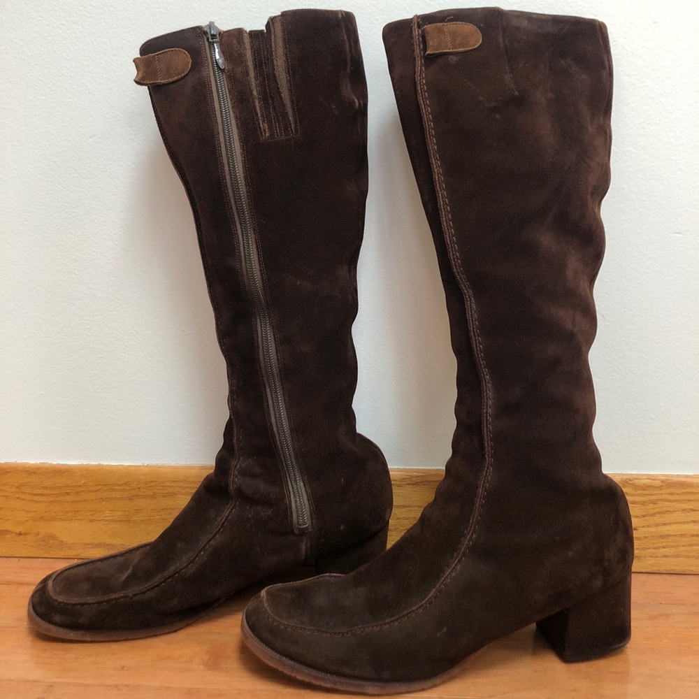 BALLY 60s/70s Brown Go-go Winter Boots